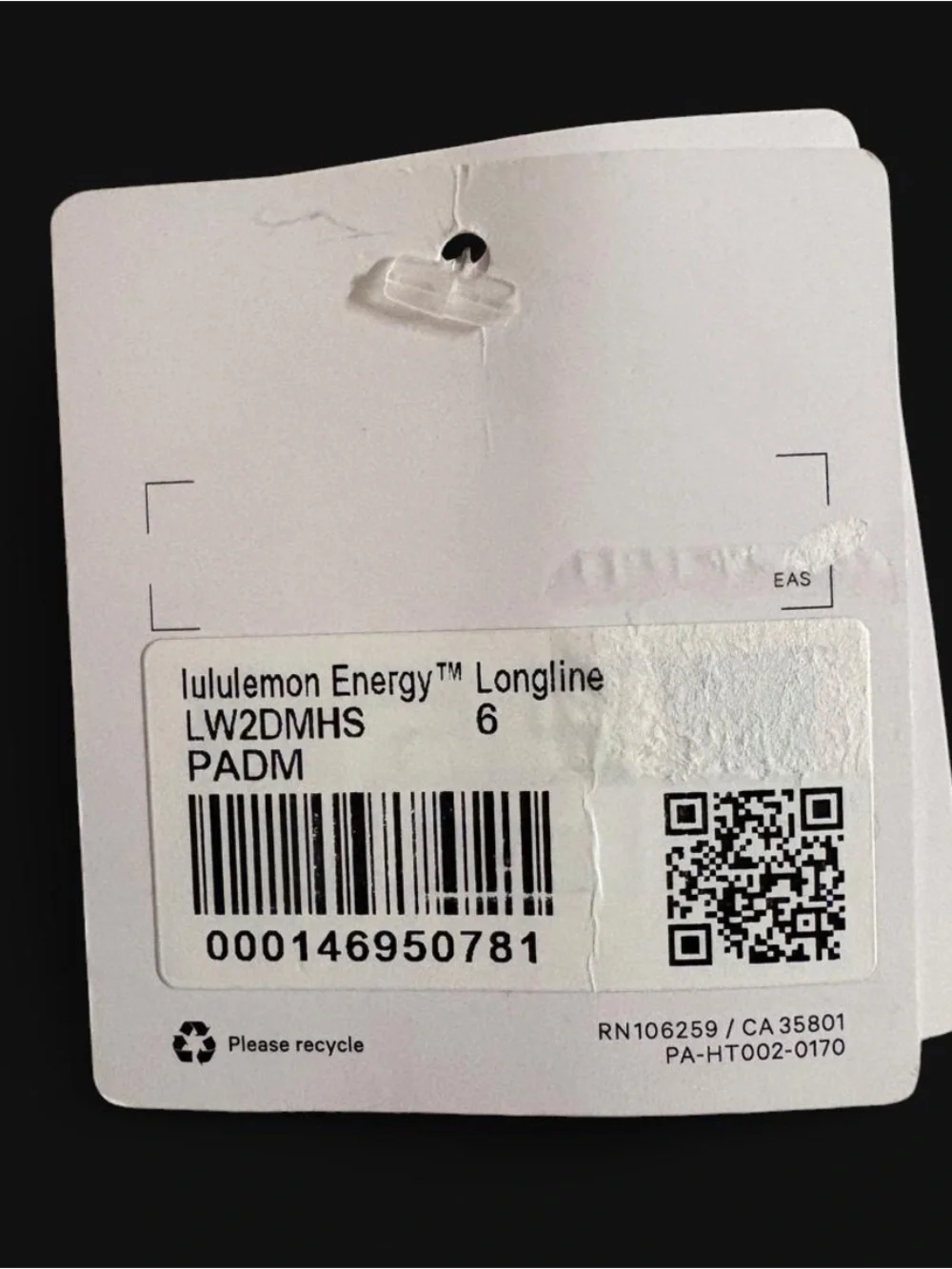 lululemon athletica nwt size